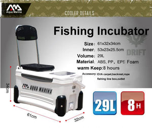 Aqua Marina "Drift" Fishing Board (with incubator!)