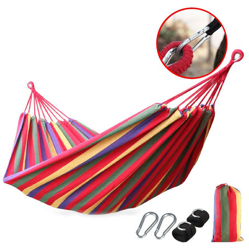 WFGOGO Multicolor Canvas Hammock