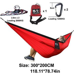 Goodwin Two-Person Portable Nylon Hammock with bag (6 designs)